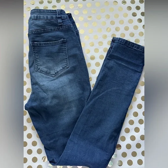 Cotton On Dark Blue Skinny Jeans - Picture 3 of 3
